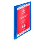Classeur 4 anneaux plastifié Bruneau personnalisable A4 - Dos 2 cm couleurs assorties translucides