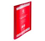 Classeur 4 anneaux plastifié Bruneau personnalisable A4 - Dos 2 cm couleurs assorties translucides