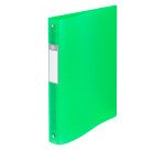 Classeur 4 anneaux plastifié Bruneau A4 - Dos 4 cm couleurs assorties translucides