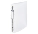 Classeur 4 anneaux plastifié Bruneau A4 - Dos 4 cm couleurs assorties translucides