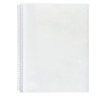 Protège-documents à spirales BRUNEAU polypropylène translucide personnalisable A4 60 pochettes - 120 vues