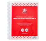 Protège-documents à spirales BRUNEAU polypropylène translucide personnalisable A4 60 pochettes - 120 vues