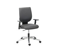 Silla de oficina Nao Expert vinilo con reposabrazos 1D