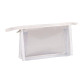 Trousse rectangulaire transparente avec paillettes