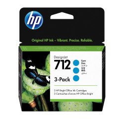 HP 712 Pack 3 cartuchos originales colores separados