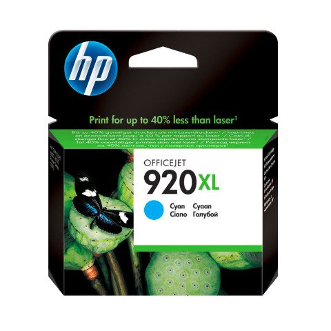 HP 920XL (CD972AE) cartucho original cian