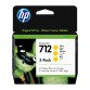 Cartouches HP 712 Couleurs séparées pour imprimante jet d'encre - pack de 3x la même couleur