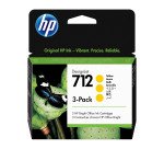 HP 712 Pack 3 cartouches couleurs séparées pour imprimante jet d'encre