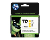 HP 712 Pack color cartridges for inkjet printer - 3 of the same color