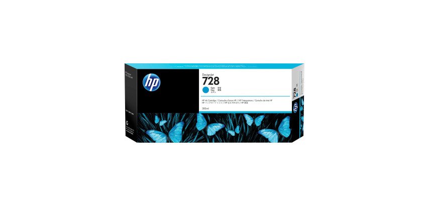 HP 728 cartuchos originales colores separados alta capacidad 300 ml