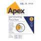 Ultra Light laminating pouches, A4 size, 2 x 75 microns glossy - Box of 100