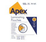 Pochettes de plastification Ultra Light, A4 2 x 75 µ brillantes - Boîte de 100