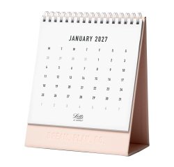 En_calendario da tavolo conscious rosa cipria