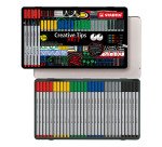 Feutre Stabilo Creative Tips couleurs assorties - Boite métal de 30