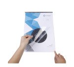 Baguette reliure anneaux plastique 8 mm Exacompta - Boîte de 25