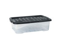 Caja de almacenamiento apilable de plástico CEP Curve de 30 L