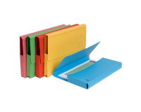 Chemise pochette Forever à soufflet carte Exacompta 24 x 32 cm couleurs assorties - Paquet de 25
