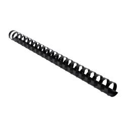 Exacompta Plastic Binding Combs, 10mm Thick, A4 (Box of 100) - Black