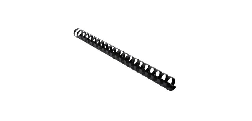 Baguette reliure anneaux plastique Exacompta 10 mm - Boîte de 100