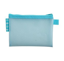 A6 Exacompta Chromaline assorted colored zip storage pouches