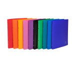 Classeur à levier plastifié Exacompta Opak A4 - Dos 2 cm couleurs assorties