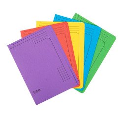 FOREVER® bedrukte L-mappen 290g/m2 22x31cm voor A4 - Geassorteerd - pak van 25