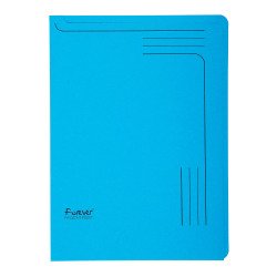 Chemises coin papier avec fenêtre Forever Exacompta  A4 couleurs assorties- Paquet de 25