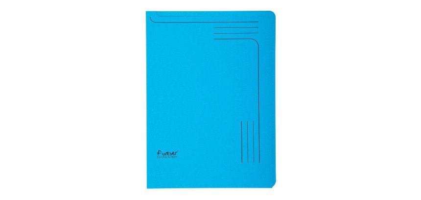 Chemises coin papier avec fenêtre Forever Exacompta  A4 couleurs assorties- Paquet de 25