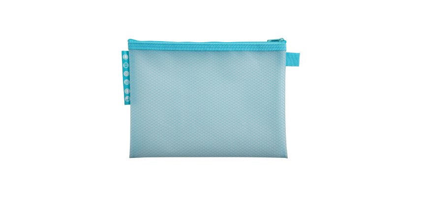 Pochettes de rangement à zip A5 Exacompta Chromaline couleurs assorties