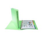 Classeur anneaux plastifié Exacompta Chromaline A4+ - Dos 4 cm - Coloris assortis