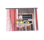 Baguette reliure anneaux plastique 6 mm Exacompta blanc - Boîte de 100