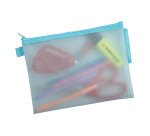 Pochettes de rangement à zip A5 Exacompta Chromaline couleurs assorties