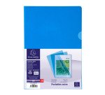 Plastic corner shirt Exacompta A4 PVC 13/100 transparent - Pack of 10