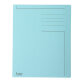 Exacompta Forever Recycled Pre-printed Folder with Shorter Length, A4 - Light blue