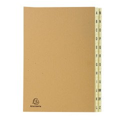Trieur carte Exacompta Forever alphabétique 24 onglets