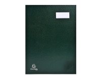 Portafirmas Exacompta directivo lomo fuelle - 12 compartimentos - Verde