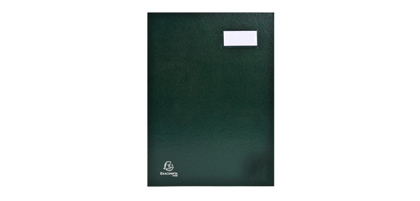 Unterschriftenmappe Direktion, 12 Fächer, 24x32cm - Grün