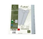 Intercalaire A4+ polypropylène Exacompta Forever 20 onglets alphabétiques gris - 1 jeu