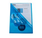 Chemise coin plastique Exacompta  A4 PVC 13/100e transparente - Paquet de 10