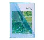 Chemise coin plastique Exacompta  A4 PVC 13/100e transparente - Paquet de 10