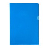 Chemise coin plastique Exacompta  A4 PVC 13/100e transparente - Paquet de 10