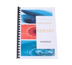 Baguette reliure anneaux plastique 12 mm Exacompta - Boîte de 100