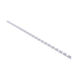 Baguette reliure anneaux plastique 6 mm Exacompta blanc - Boîte de 100