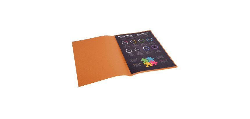 Sous-chemises 80 g Rock''s Exacompta 22 x 31 cm havane - Paquet de 100