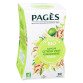 Infusion citron vert gingembre Bio Pagès - Boîte de 20 sachets