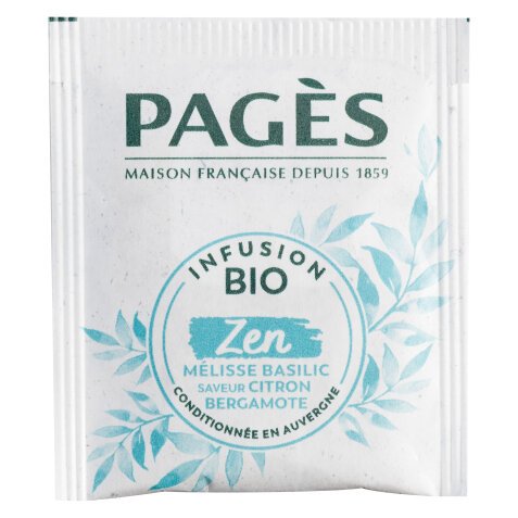 Infusion Zen Bio Pagès - Boîte de 20 sachets