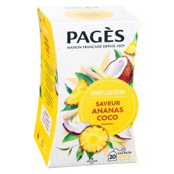 Infusie ananas cocos Bio Pagès - Doos met 20 zakjes