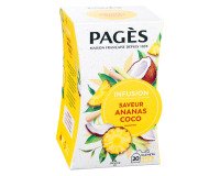 Infusion ananas coco Bio Pagès - Boîte de 20 sachets