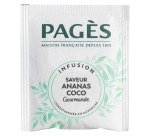 Infusion ananas coco Bio Pagès - Boîte de 20 sachets