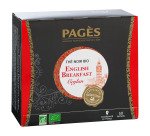 Thé noir English Breakfast Bio Pagès - Boîte de 50 sachets